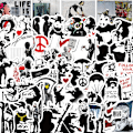 Pikkukuva 1 / 5: Tarrat Banksy -Konst - 67 kpl Multicolor