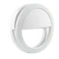 Miniatyrbillede 1 af 4: Universal Selfie Lampe / Ring med forskellige lys tilstande White