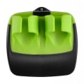 Miniatyrbillede 1 af 7: Ergonomisk kartoffelskræller - grøn og sort Green