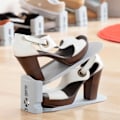 Miniatyrbillede 5 af 9: Justerbar skoopbevaring - 6 par Grey