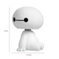 Miniatyrbillede 3 af 5: Bilpynt - Big Hero White