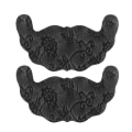 Miniatyrbillede 1 af 2: Selvklæbende nippelbetræk - sort - 2 stk Black