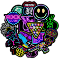 Pikkukuva 2 / 5: Tarrapakkaus - Neon 3 Multicolor