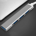 Miniatyrbillede 4 af 4: USB-C Hub med 4 Porte - Sølv Silver