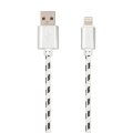 Miniatyrbillede 2 af 2: Lightning til USB-opladningskabel, Vævet - 2 m Multicolor