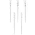 Miniatyrbillede 1 af 8: Spisepinde af porcelæn - luksuriøst design - 5 par White