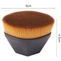 Miniatyrbillede 2 af 3: Make-up børste, Nylon fiber - Sort Black