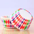 Miniatyrbillede 2 af 5: 100x Farverige muffinforme Multicolor
