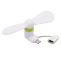 Pikkukuva 1 / 5: Micro USB / Lightning Tuuletin - Valkoinen White