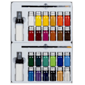 Miniatyrbillede 1 af 6: Stoffarver 24-pak 10 ml Multicolor