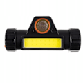 Miniatyrbillede 6 af 9: Multifunktionel pandelampe - justerbar - USB Black