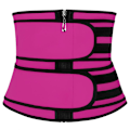 Miniatyrbillede 1 af 4: Waist Trainer med To Stropper, Lyserød - M Pink M