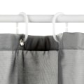 Miniatyrbillede 3 af 4: Badeforhæng - polyester - grå Grey