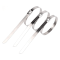 Pikkukuva 2 / 8: 100x Nippusiteet, Ruostumaton Teräs - 15 cm Silver
