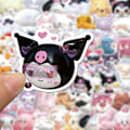 Pikkukuva 3 / 7: Tarrat - kawaii - 50 kpl. Multicolor