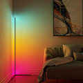 Pikkukuva 4 / 10: LED-lattiavalaisin RGB Kaukosäätimellä Black