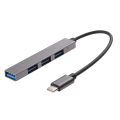 Pikkukuva 1 / 2: USB-C USB-A-keskittimeen 4x portilla Grey