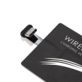 Miniatyrbillede 2 af 2: Qi Adapter - Trådløs Modtager for Oplading til USB-C - Sort Black