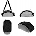 Miniatyrbillede 3 af 9: Sort cykeltaske med refleks - 13 l Black