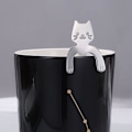 Miniatyrbillede 3 af 5: Kaffeske af rustfrit stål - sødt design Silver