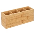 Miniatyrbillede 1 af 2: Badeværelsesopbevaring 4 rum - bambus Bamboo