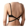 Pikkukuva 2 / 3: 2 x Low Back BH rintaliivinauhat - Musta Black one size