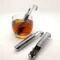Miniatyrbillede 6 af 8: Aflang Tesi i Rustfrit Stål - 15 cm Silver