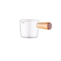 Pikkukuva 1 / 8: Lasikuppi puisella kahvalla - 100 ml Transparent