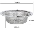 Miniatyrbillede 4 af 9: Sil til vask - rustfrit stål Silver