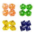 Miniatyrbillede 1 af 3: 16-pak terninger til Dungeons and Dragons Multicolor