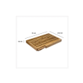Miniatyrbillede 4 af 5: Skærebræt med brødkniv - bambus Bamboo