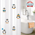 Pikkukuva 3 / 7: Tatkraft, Funny Penguins - Suihkuverho Multicolor