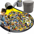 Pikkukuva 1 / 5: Leikkimatto ja säilytyskori - 2-in-1 Multicolor