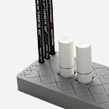 Miniatyrbillede 6 af 8: Holder til læbestift - 24 rum - blød silikone Grey