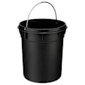 Miniatyrbillede 3 af 3: Pedalspand i sort metal - 3 L Black