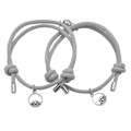 Pikkukuva 1 / 3: Parirannekoru Magneetilla - Harmaa Grey one size