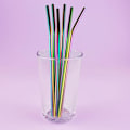 Pikkukuva 2 / 2: 6x Taivutetut Metallipillit - Sateenkaari Multicolor