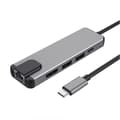 Pikkukuva 3 / 5: USB-C Multiport - HDMI, Ethernet, USB-C, 2x USB-3.0 Grey