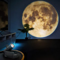 Miniatyrbillede 3 af 4: Batteridrevet projektorlampe - måne Black