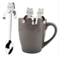Miniatyrbillede 2 af 5: Kaffeske af rustfrit stål - sødt design Silver