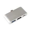 Miniatyrbillede 1 af 2: USB-C digital HDMI Multi-Port Hub Silver