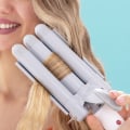 Miniatyrbillede 6 af 9: Triple Waving tang - keramisk krøllejern - 100 W White
