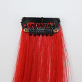Miniatyrbillede 2 af 3: 8 syntetiske Hair Extensions i forskellige farver Multicolor