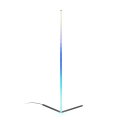 Miniatyrbillede 10 af 10: LED Gulvlampe RGB med Fjernbetjening Black