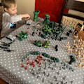 Miniatyrbillede 9 af 9: Byggesæt til militærbase 300 dele Multicolor