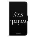 Miniatyrbild 1 av 2: Bjornberry Huawei Mate 20 Lite Fodral - STAY WEIRD Vit