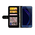 Miniatyrbild 2 av 2: Bjornberry Plånboksfodral Huawei Honor 8 - Blå Kaktus
