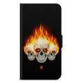 Miniatyrbild 1 av 2: Bjornberry Fodral Huawei Mate 10 Pro - Flames Dödskallar