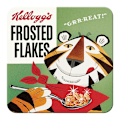 Miniatyrbild 3 av 5: Glasunderlägg retro 4-pack, Kellogs - Julklapp Present