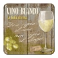 Miniatyrbild 4 av 5: Glasunderlägg retro 4-pack - Vin - Julklapp Present